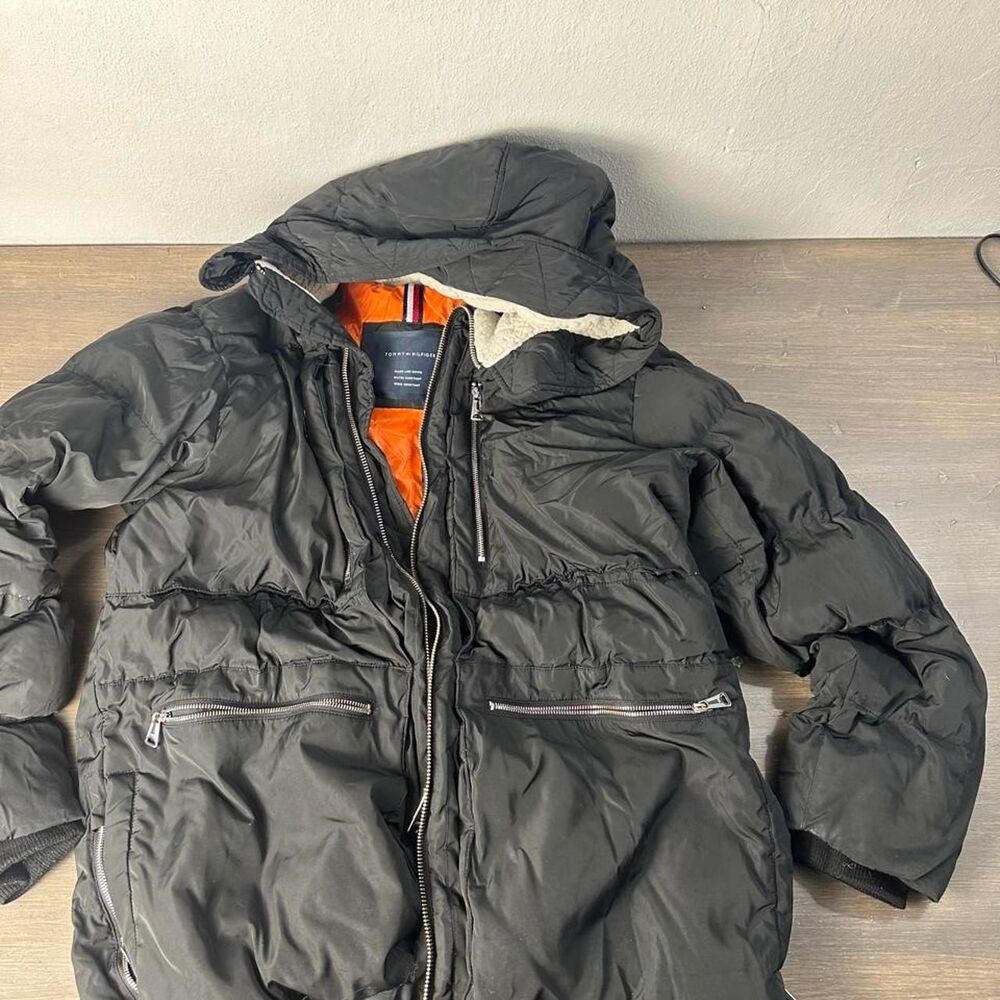 Tommy-hilfiger Men's Black and Grey Jacket